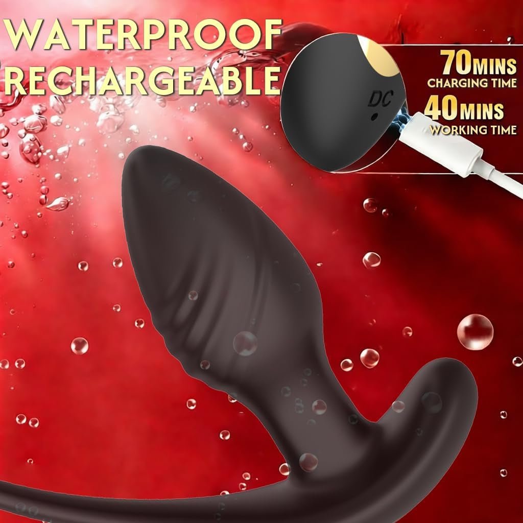 VortexKing Rotating Prostate Massager Cock Ring App + Remote | 9 Modes