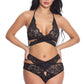 Lace Wrap Around Bra Set
