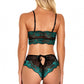 Lacy Contrast Bra Set