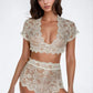 Cap Sleeve Bralette Set