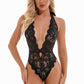 V-Cut Lacy Teddy Lingerie