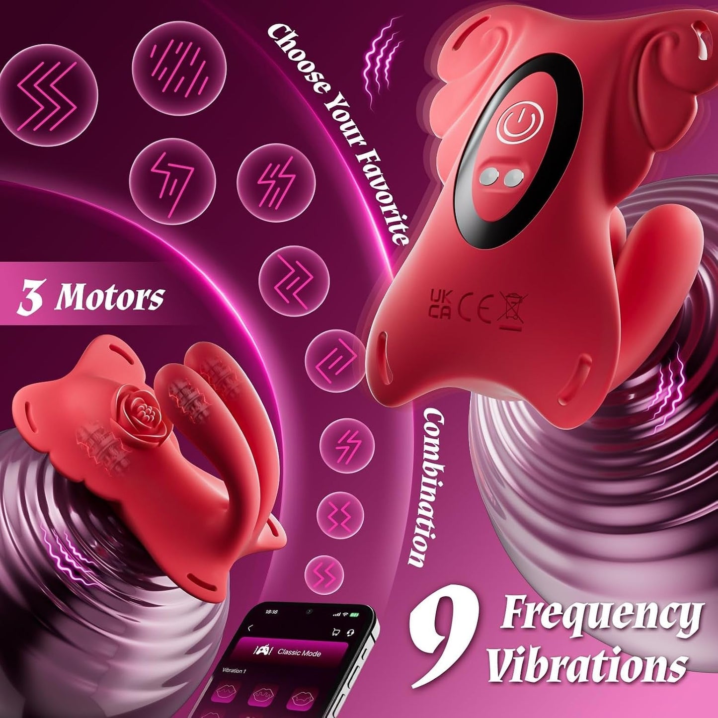 WanderLust App-Control Panty Strap-On Vibrator