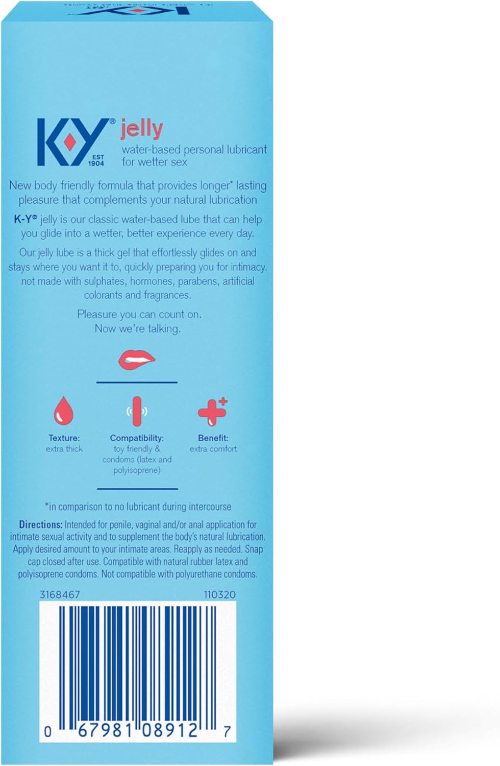 Lubricante personal a base de agua – Confort extra