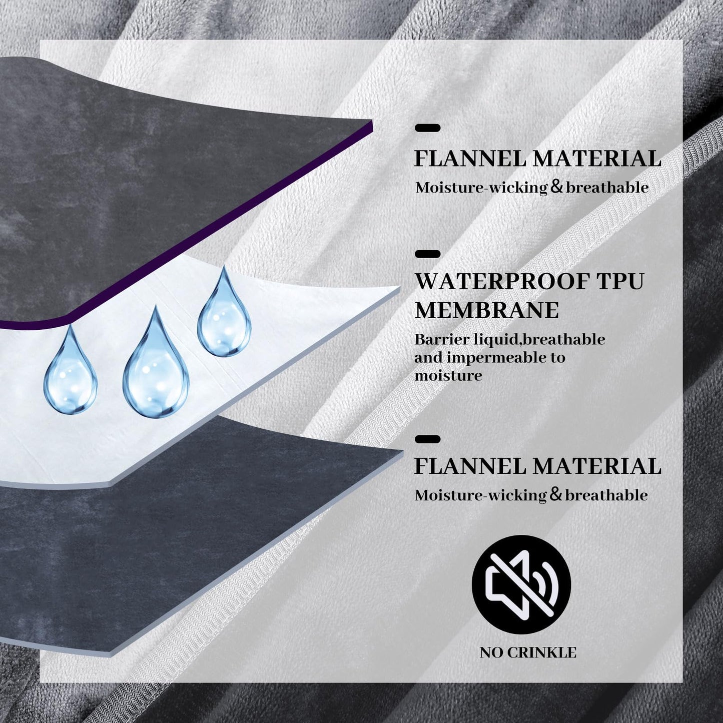 Manta de Intimidad Impermeable Bicolor