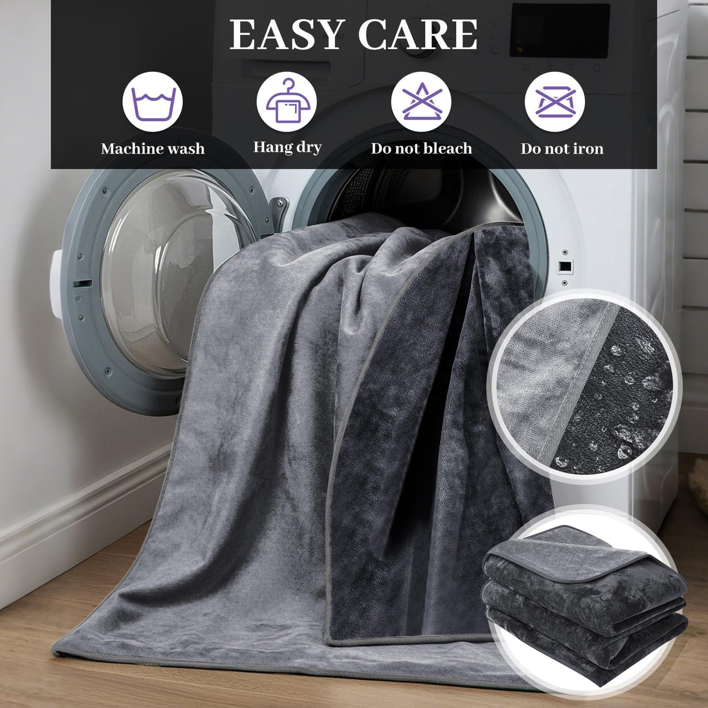 Manta de Intimidad Impermeable Bicolor