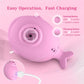 Vibrador de succión WhaleWhisper
