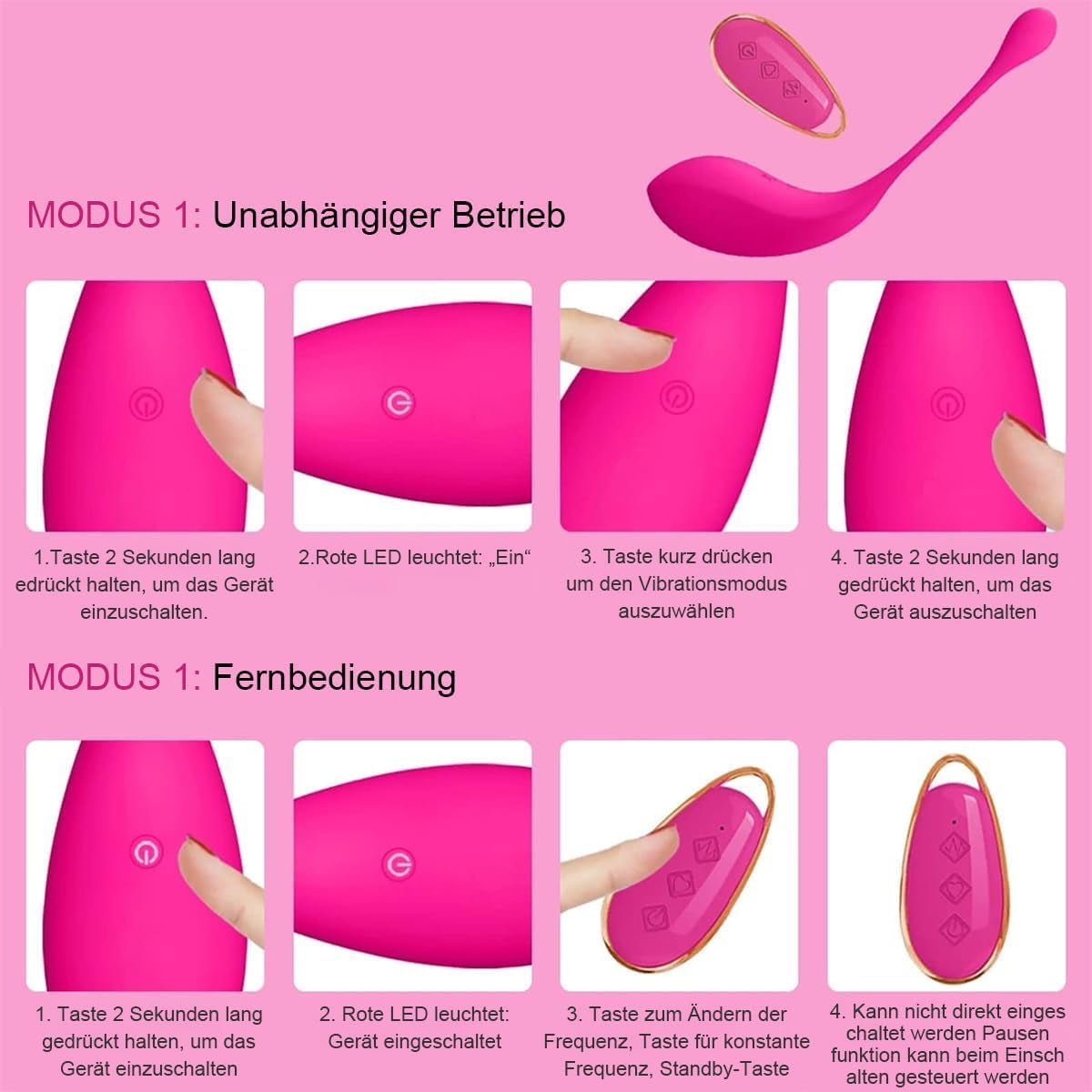 Vibrador Huevo Vibrador Control Remoto WhisperEgg