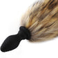 WhisperTail Enchufe vibrador remoto de cola de zorro