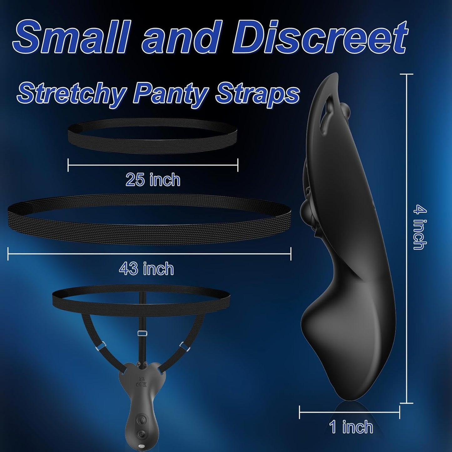 Vibrador Bragas Mariposa Discreto WhisperWing para Parejas