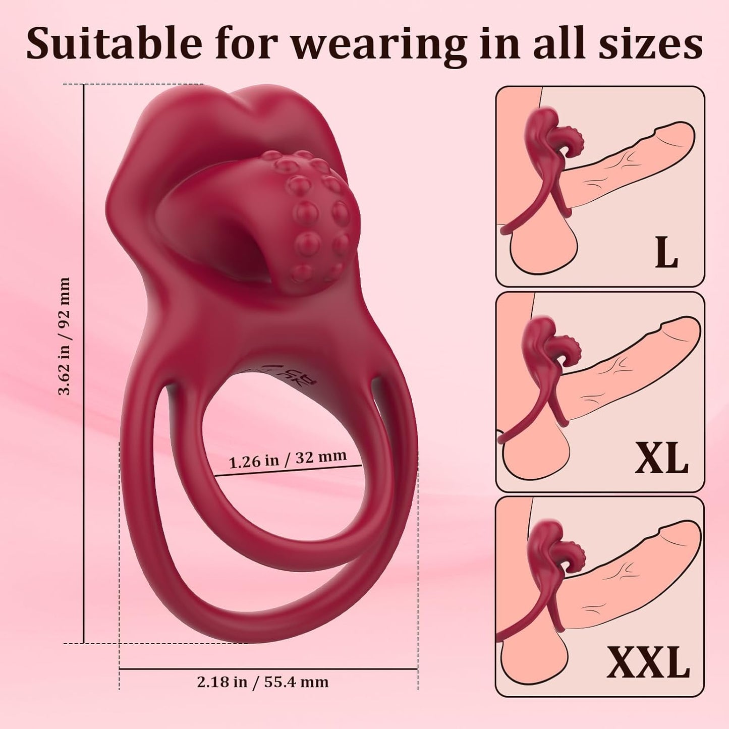 Vibrador de Doble Anillo WickedPulse