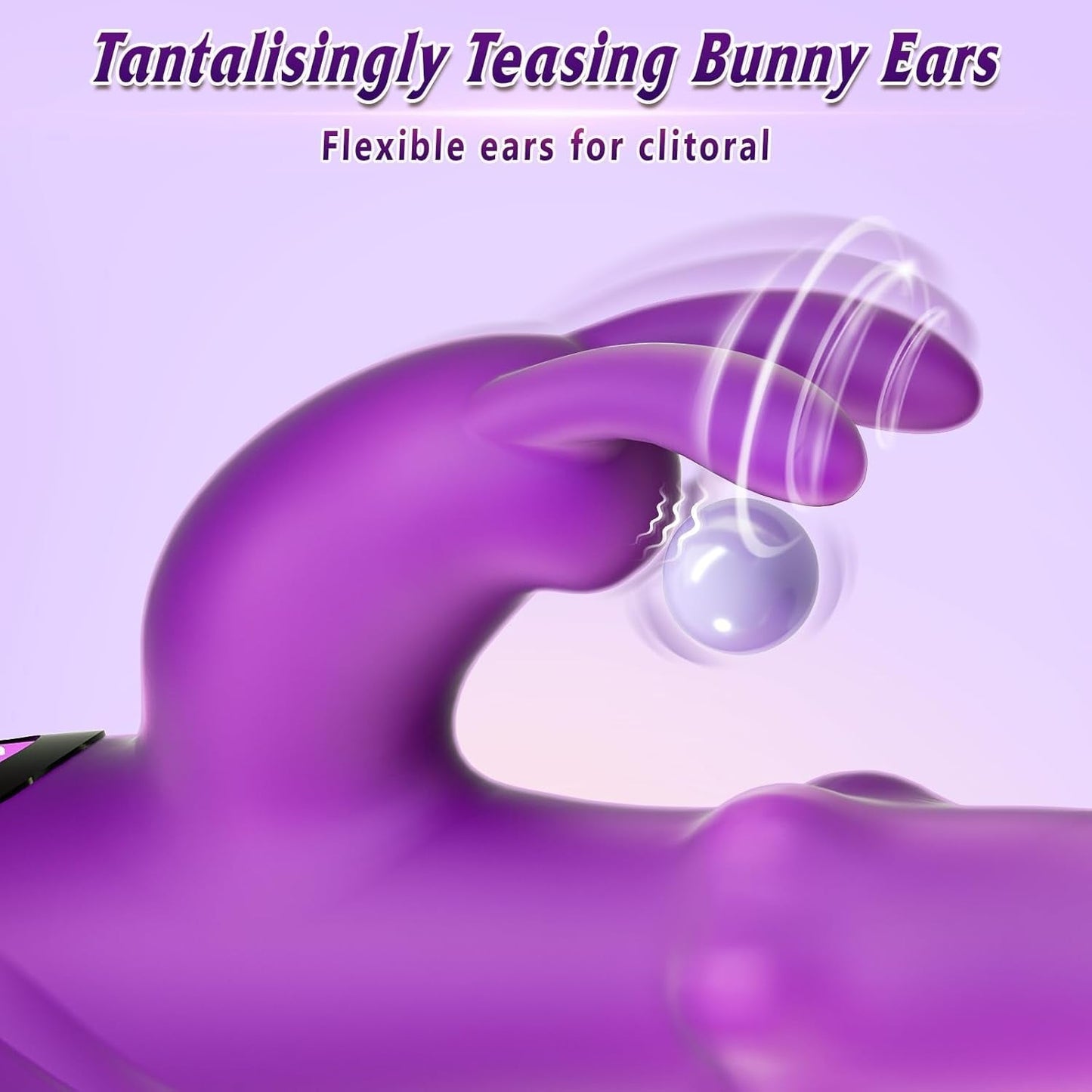 WiggleRush Vibrador de Conejo Ondulante y Penetrante