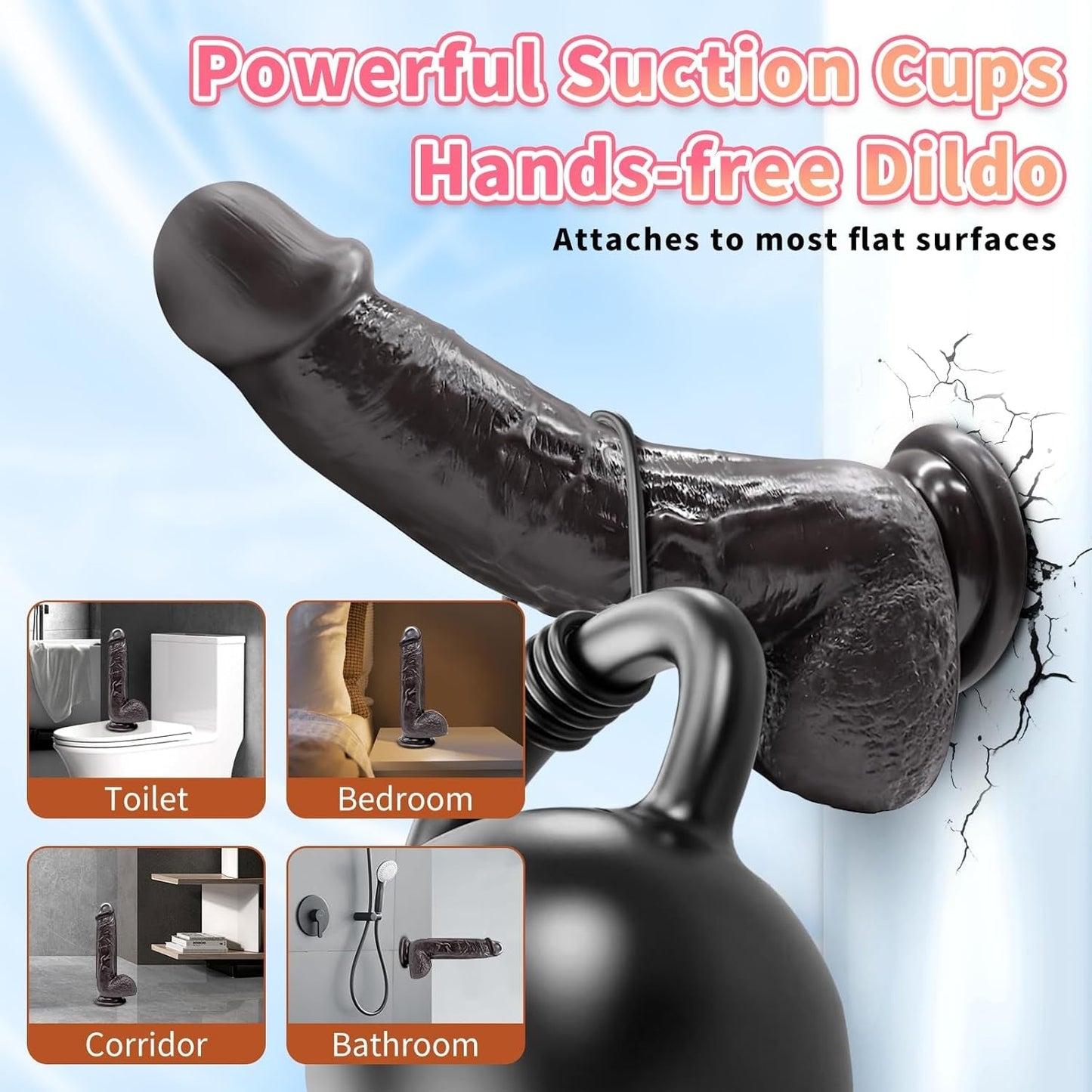 WildHarness Remote Vibrating Strap-On Dildo & Suction Cup