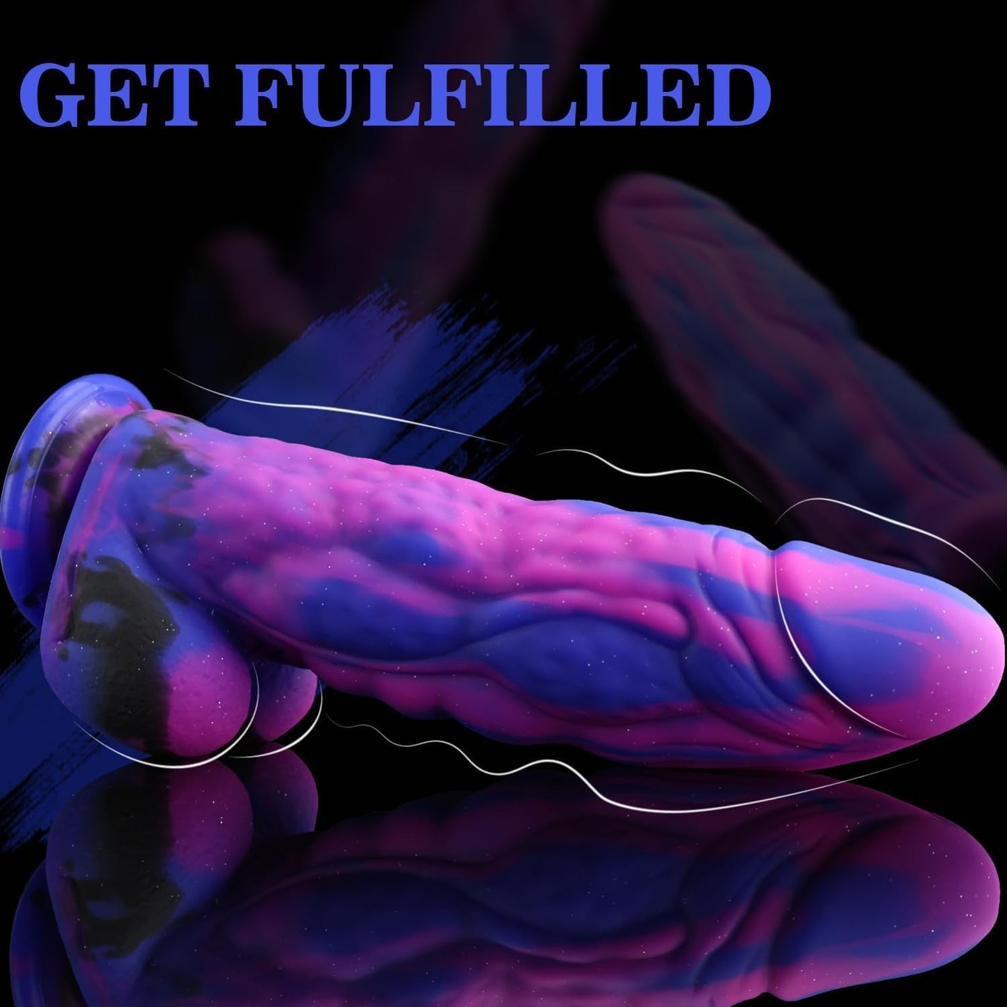 WildMuse 9.5" Thick Fantasy Realistic Dildo Suction