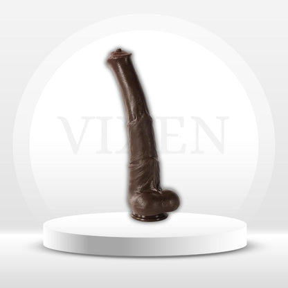WildMustang 14" Giant Fantasy Dildo | Dual-Density Suction