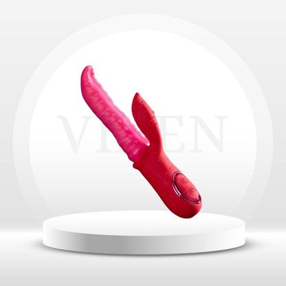 Vibrador de lengua WriggleMate con motores duales