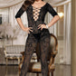 Swirl Net Bodystocking