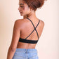 Crochet Lace High Neck Crop Top
