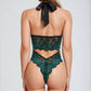 V-Cut Lacy Teddy Lingerie