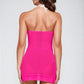 Seamless Mesh High Neck Dress
